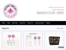 Tablet Screenshot of defiantjewelry.com